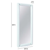 Cozzi Pastel Blue Large Floor Mirror Model: TOV-C18696